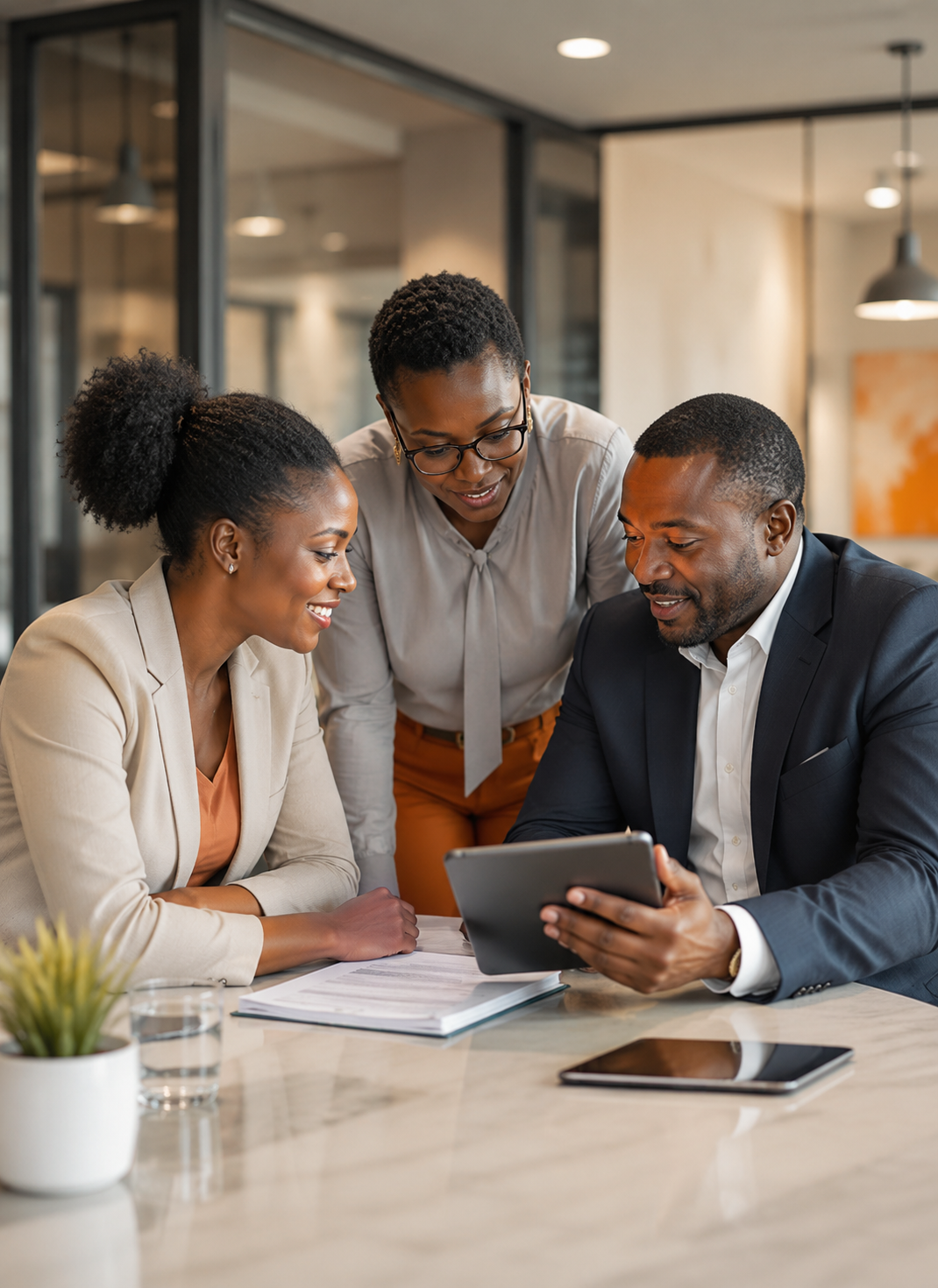 Professional employer partnership meeting for Low Budget Loans payroll-linked lending solutions